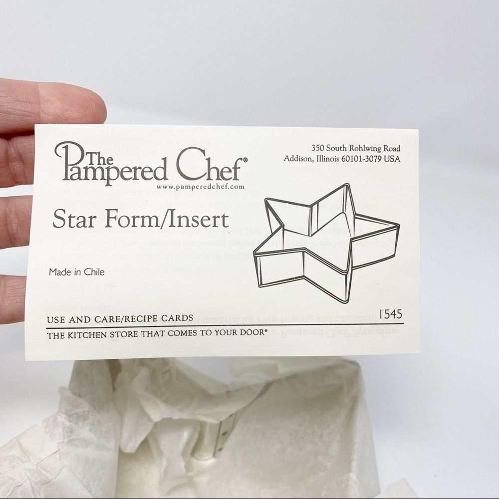 NEW Pampered Chef Star Baking Form/Insert - Picture 8 of 13